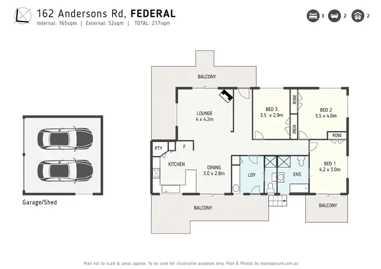Floorplan of Homely house listing, 162 Andersons Road, Federal QLD 4568