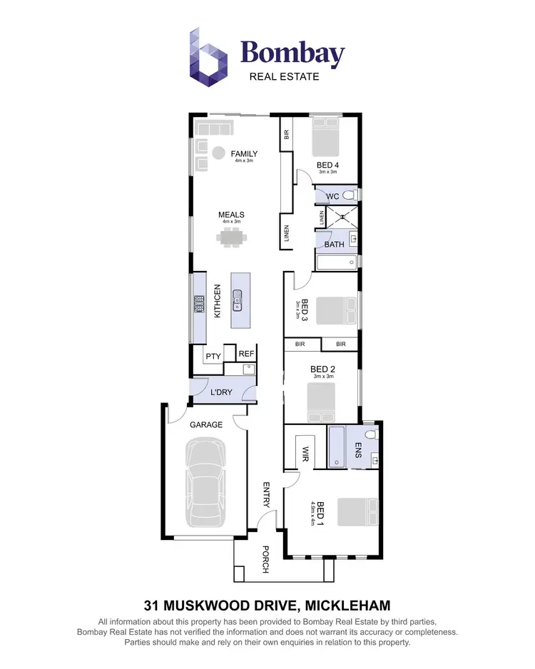 Floorplan of Homely house listing, 31 Muskwood Drive, Mickleham VIC 3064