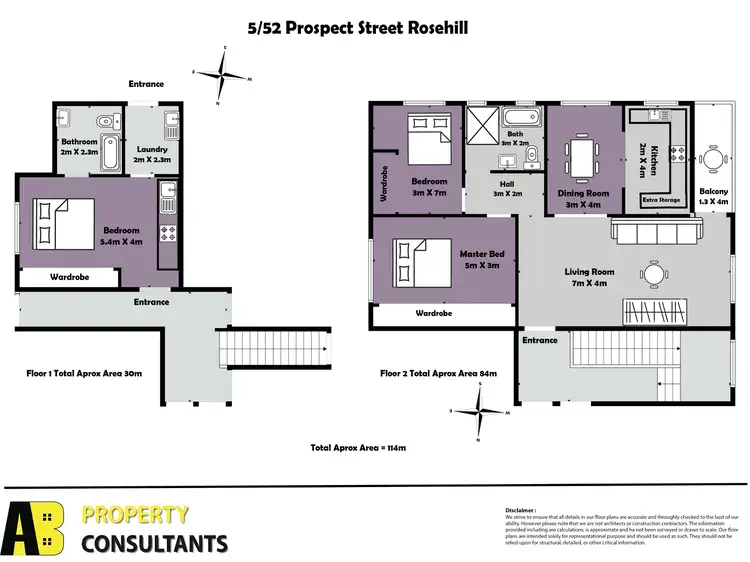 Floorplan of Homely unit listing, 5/52 Prospect Street, Rosehill NSW 2142