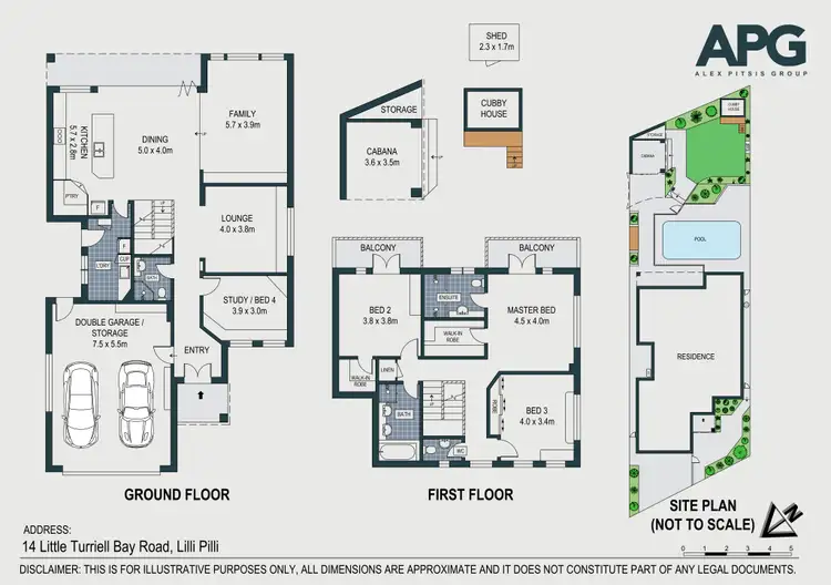 Floorplan of Homely house listing, 14 Little Turriell Bay Road, Lilli Pilli NSW 2229