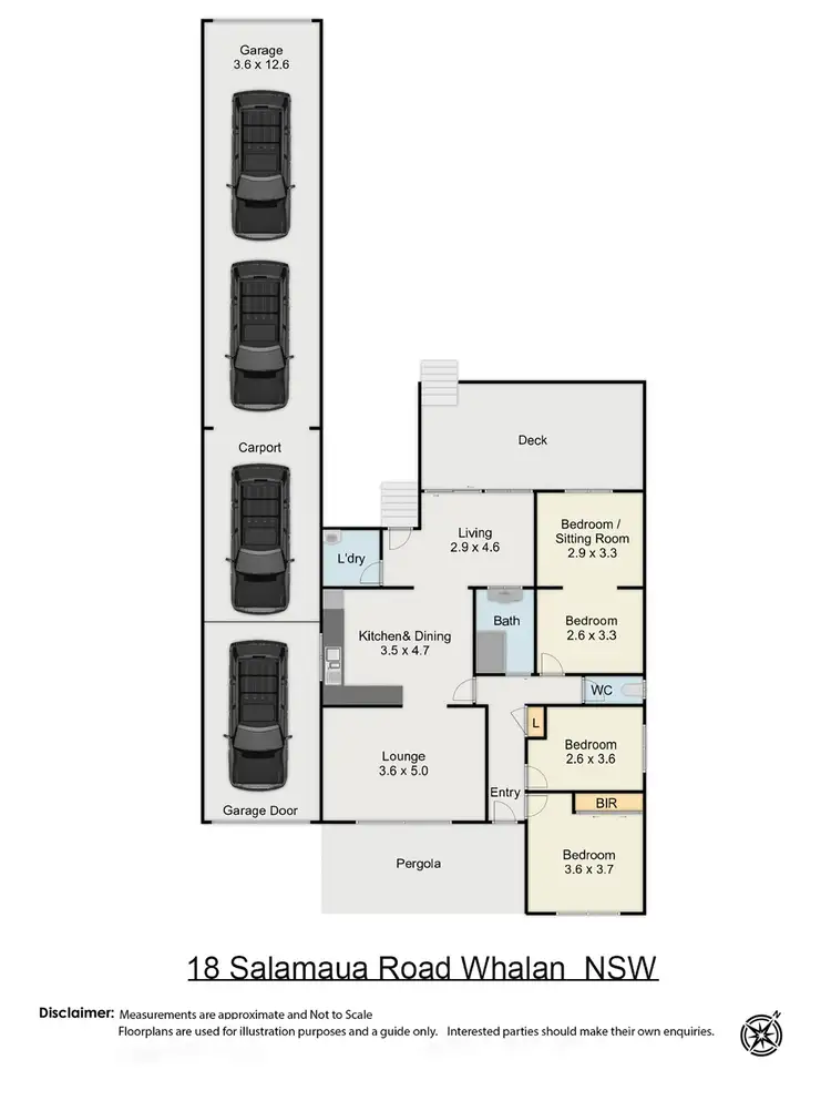 Floorplan of Homely house listing, 18 Salamaua Road, Whalan NSW 2770