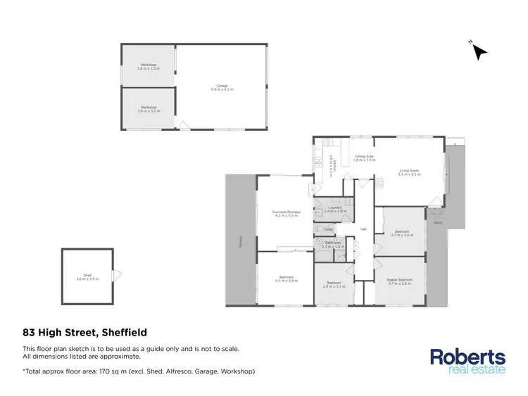 Floorplan of Homely house listing, 83 High Street, Sheffield TAS 7306