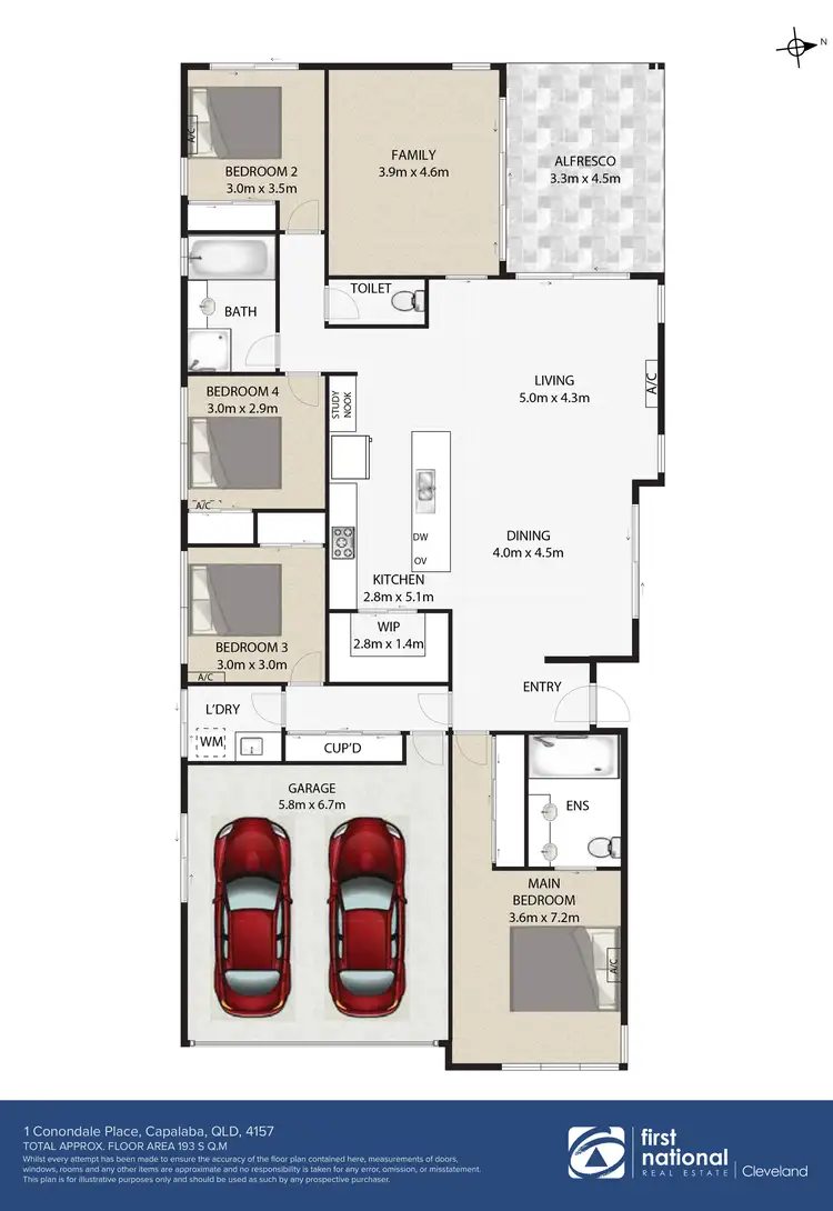 Floorplan of Homely house listing, 1 Conondale Place, Capalaba QLD 4157