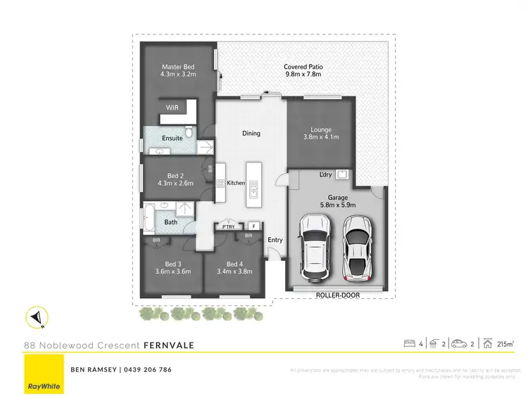 Floorplan of Homely house listing, 88 Noblewood Crescent, Fernvale QLD 4306