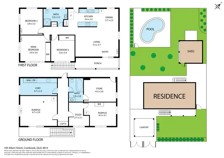 Floorplan of Homely house listing, 109 Albert Street, Cranbrook QLD 4814