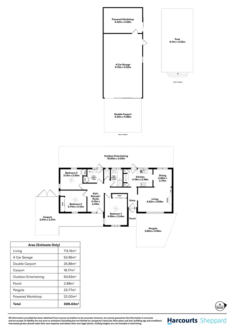Floorplan of Homely house listing, 8 Nepondi Court, Fairview Park SA 5126