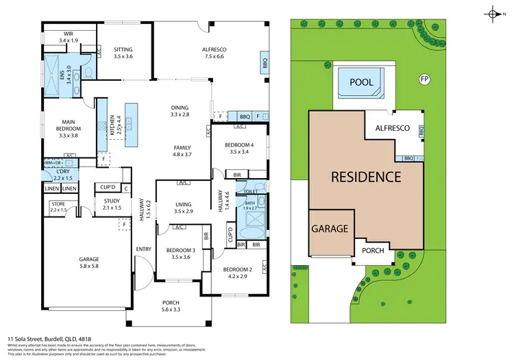 Floorplan of Homely house listing, 11 Sola Street, Burdell QLD 4818