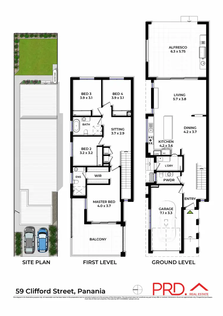 Floorplan of Homely house listing, 59 Clifford Street, Panania NSW 2213