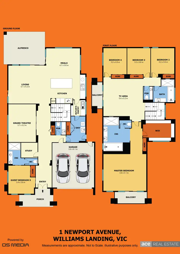 Floorplan of Homely house listing, 1 Newport Avenue, Williams Landing VIC 3027