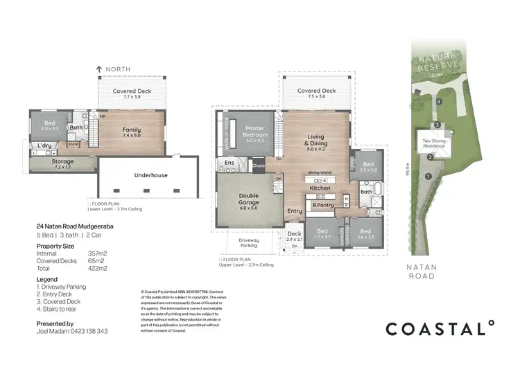 Floorplan of Homely house listing, 24a Natan Road, Mudgeeraba QLD 4213