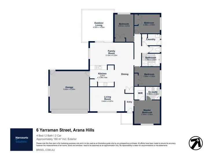 Floorplan of Homely house listing, 6 Yarraman Street, Arana Hills QLD 4054