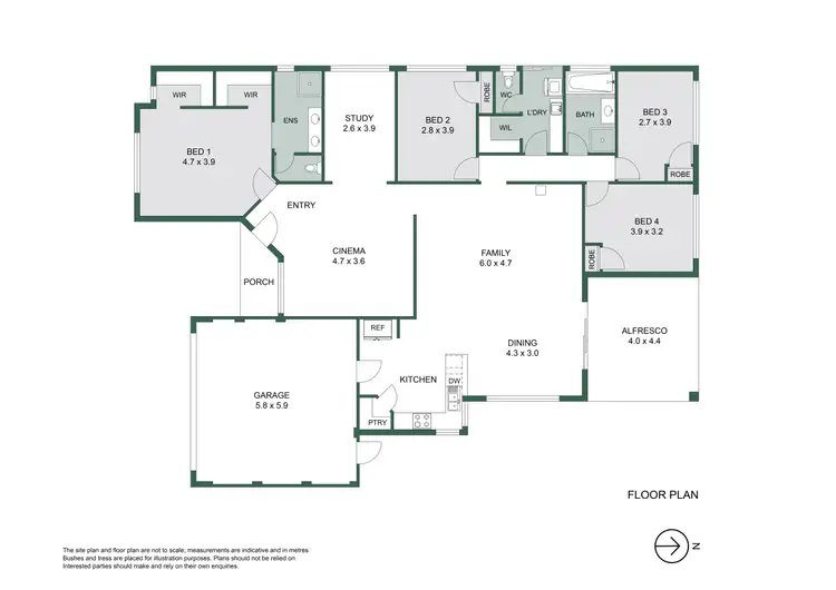 Floorplan of Homely house listing, 56 Countess Circuit, South Yunderup WA 6208