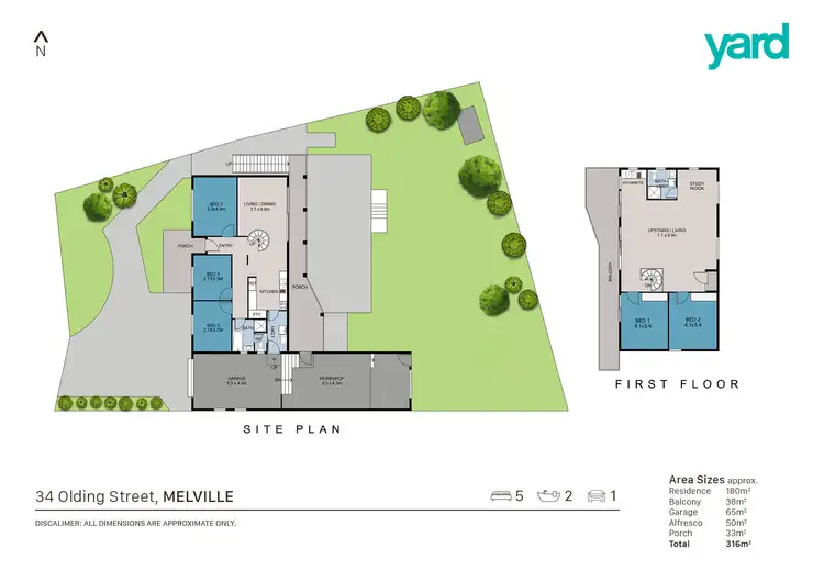 Floorplan of Homely house listing, 34 Olding Street, Melville WA 6156