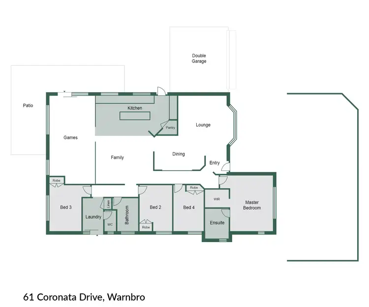 Floorplan of Homely house listing, 61 Coronata Drive, Warnbro WA 6169