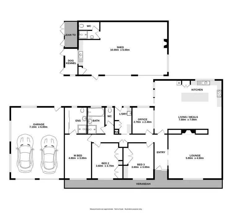 Floorplan of Homely house listing, 54 Baranbale Way, Springdale Heights NSW 2641