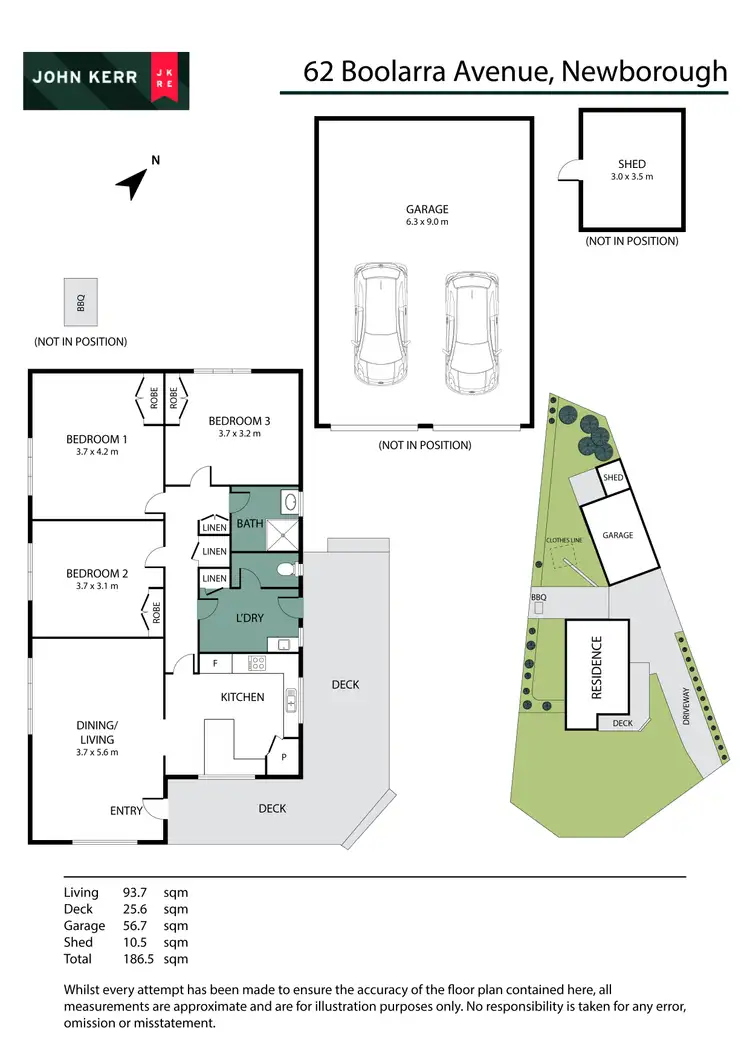 Floorplan of Homely house listing, 62 Boolarra Avenue, Newborough VIC 3825