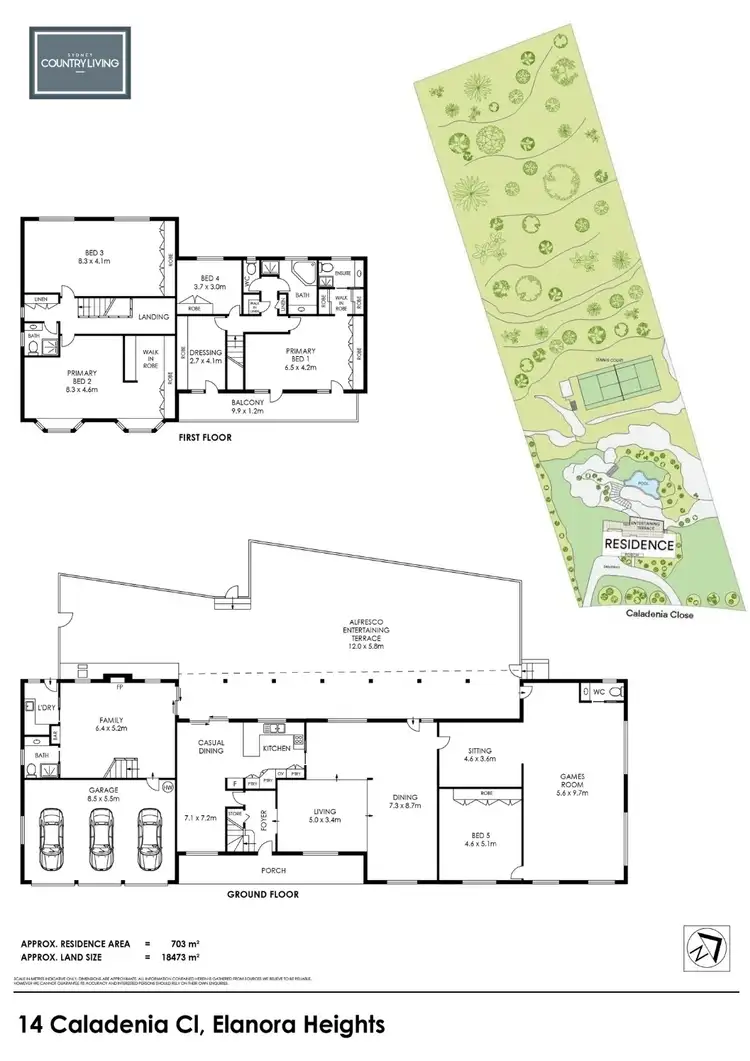 Floorplan of Homely rural property listing, 15 Caladenia Close, Elanora Heights NSW 2101