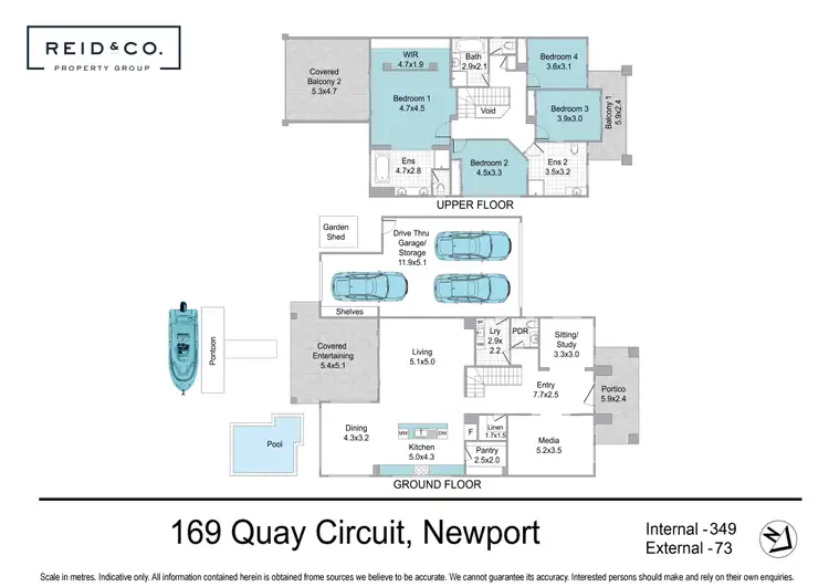 Floorplan of Homely house listing, 169 Quay Circuit, Newport QLD 4020