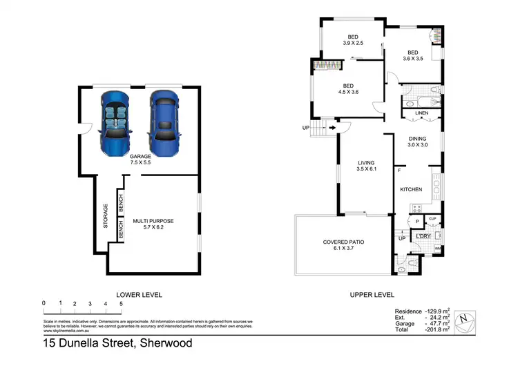 Floorplan of Homely house listing, 15 Dunella Street, Sherwood QLD 4075
