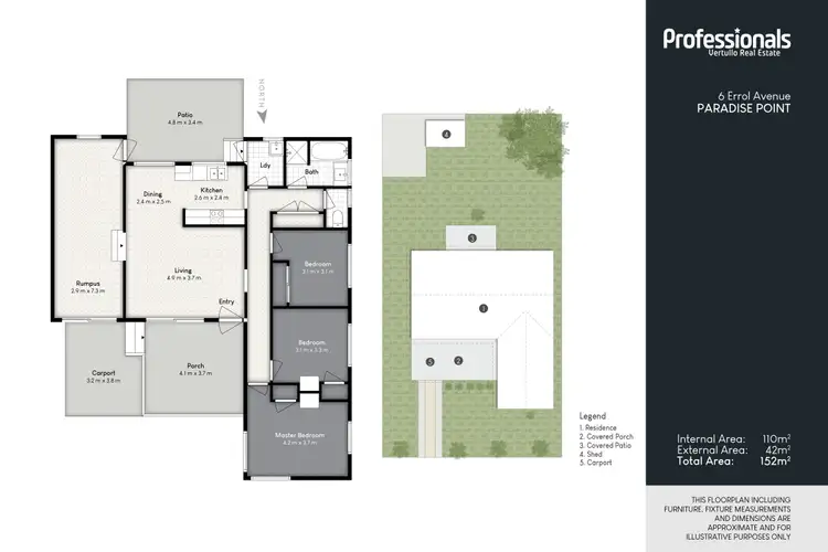 Floorplan of Homely house listing, 6 Errol Avenue, Paradise Point QLD 4216