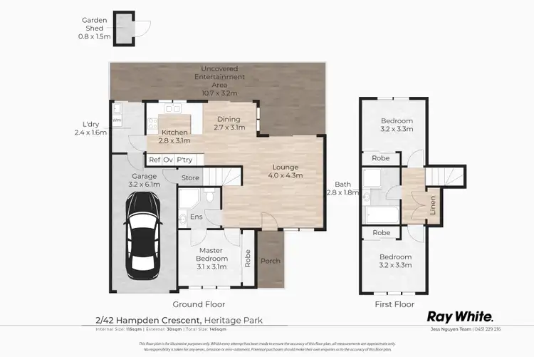 Floorplan of Homely house listing, 2/42 Hampden Crescent, Heritage Park QLD 4118