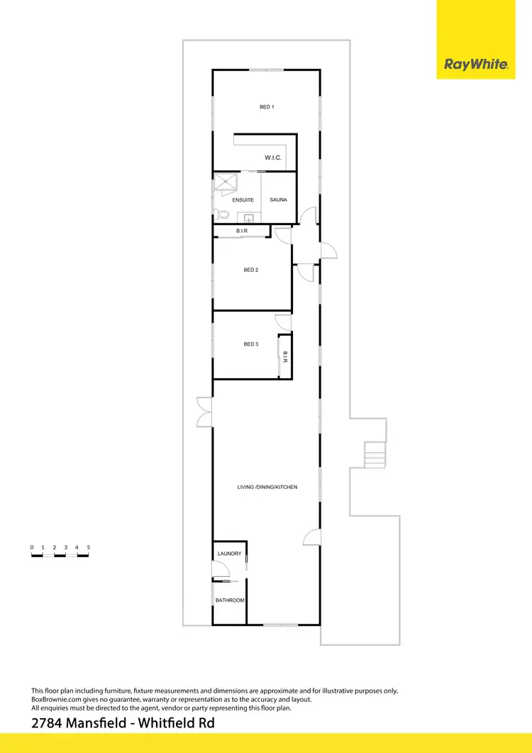 Floorplan of Homely house listing, 2784 Mansfield-Whitfield Road, Tolmie VIC 3723