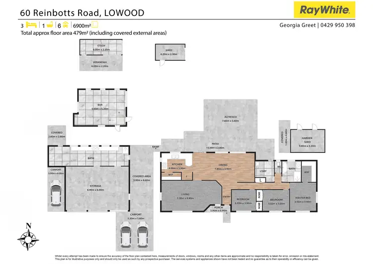 Floorplan of Homely house listing, 60 Reinbotts Road, Lowood QLD 4311