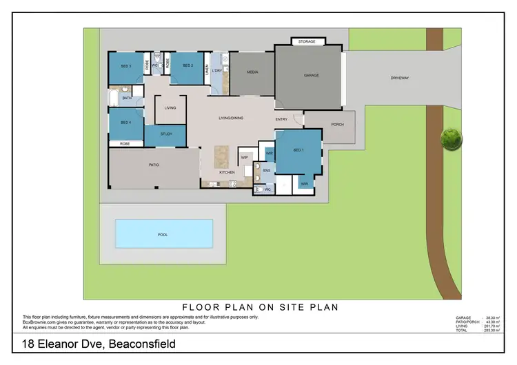 Floorplan of Homely house listing, 18 Eleanor Drive, Beaconsfield QLD 4740