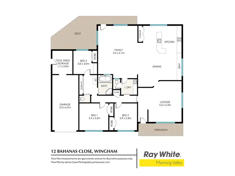 Floorplan of Homely house listing, 12 Bahanas Close, Wingham NSW 2429