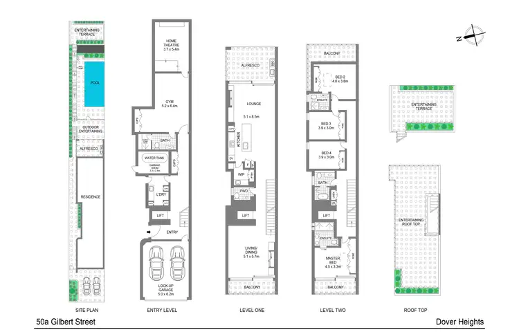 Floorplan of Homely house listing, 50A Gilbert Street, Dover Heights NSW 2030