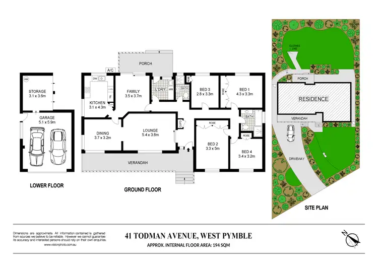Floorplan of Homely house listing, 41 Todman Avenue, West Pymble NSW 2073