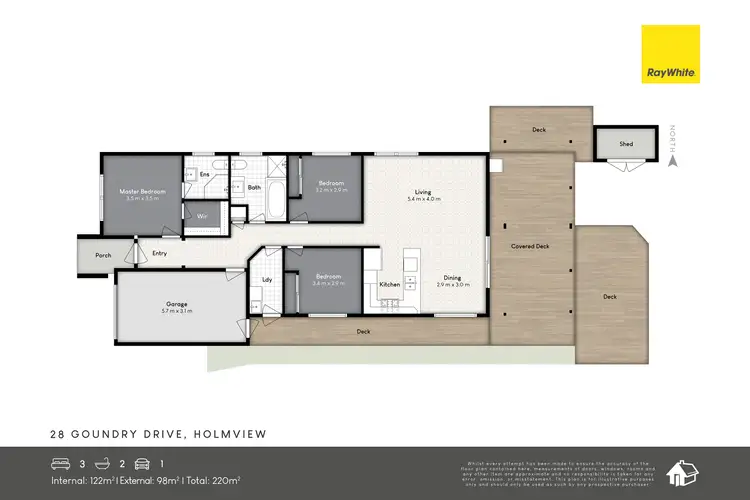 Floorplan of Homely house listing, 28 Goundry Drive, Holmview QLD 4207