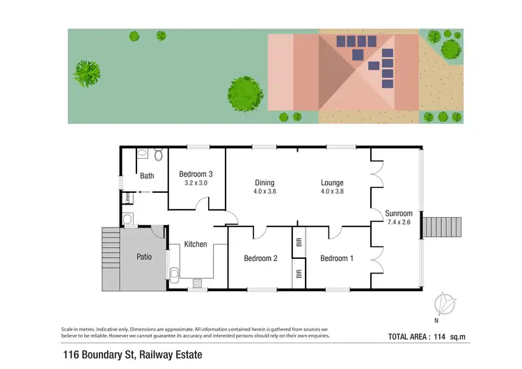 Floorplan of Homely house listing, 116 Boundary Street, Railway Estate QLD 4810