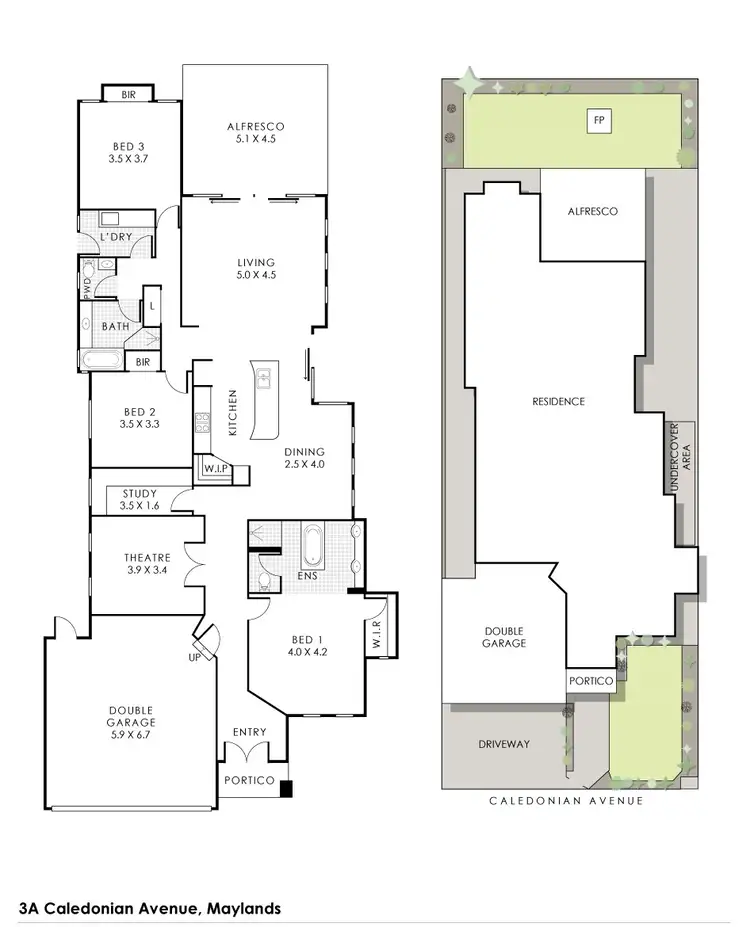Floorplan of Homely house listing, 3A Caledonian Avenue, Maylands WA 6051