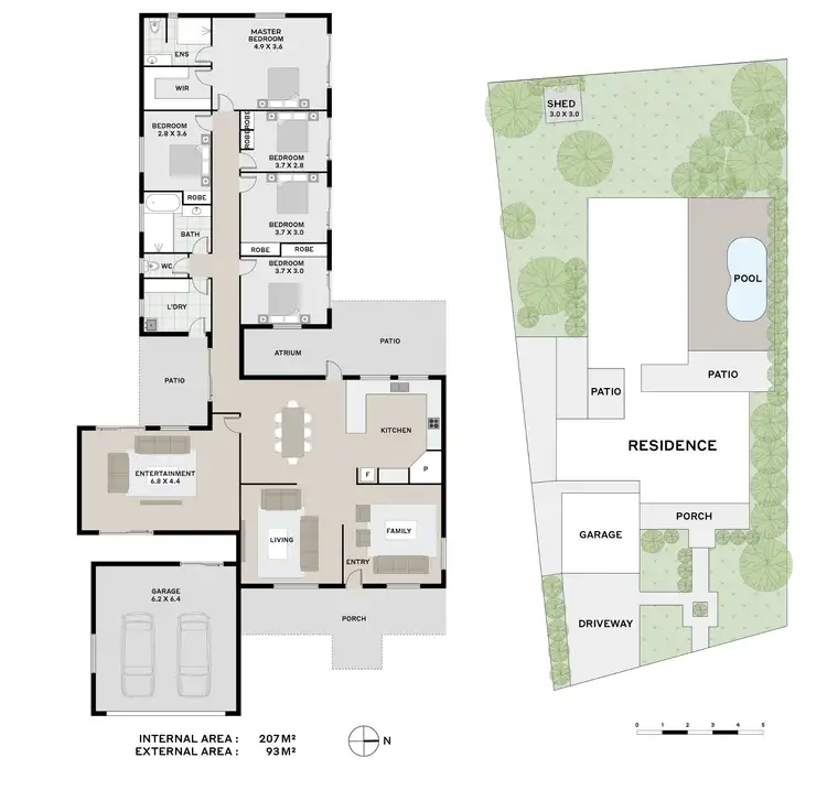 Floorplan of Homely house listing, 2 Serissa Crescent, Annandale QLD 4814