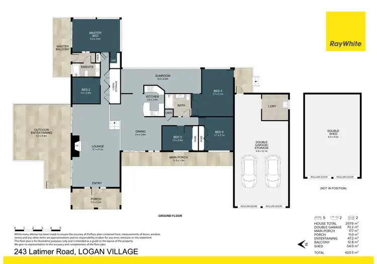 Floorplan of Homely house listing, 243-255 Latimer Road, Logan Village QLD 4207