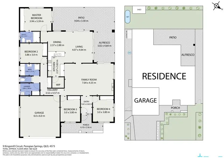 Floorplan of Homely house listing, 9 Kingsmill Circuit, Peregian Springs QLD 4573