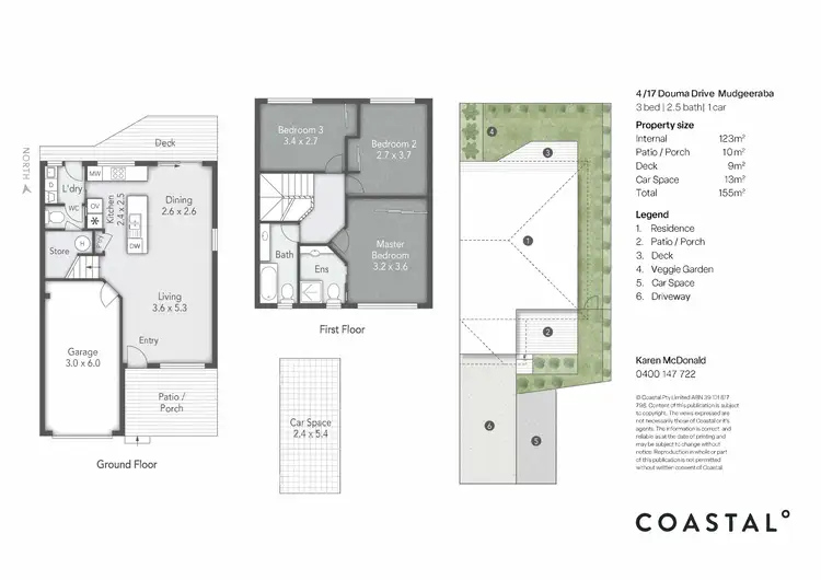 Floorplan of Homely townhouse listing, 4/17 Douma Drive, Mudgeeraba QLD 4213