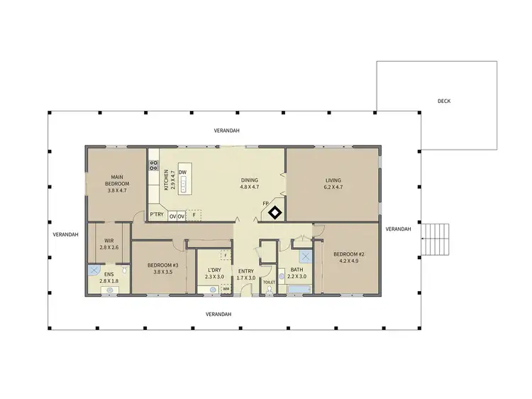 Floorplan of Homely rural property listing, Address available on request