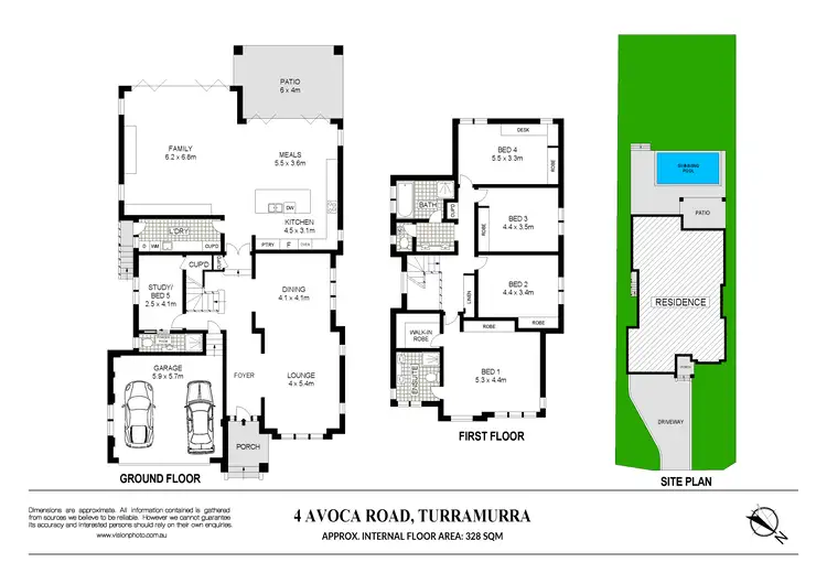 Floorplan of Homely house listing, 4 Avoca Road, Turramurra NSW 2074
