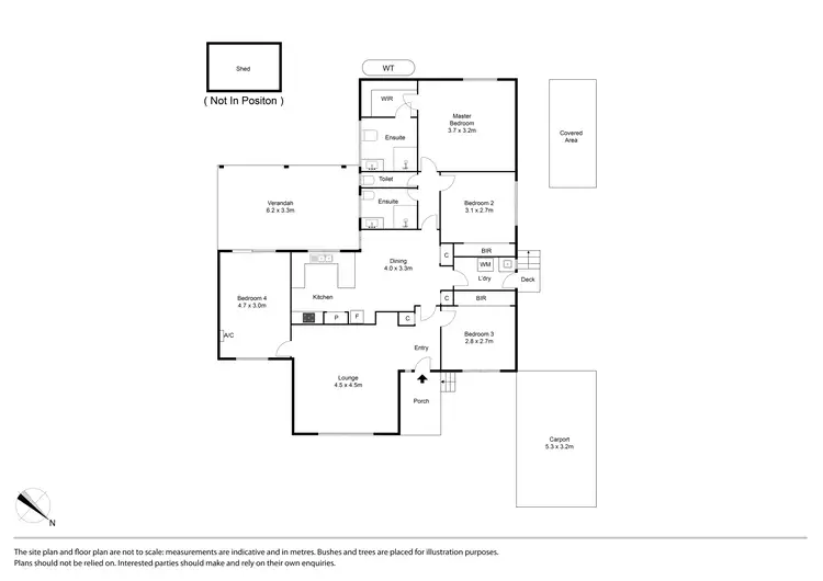 Floorplan of Homely house listing, 7 Barwon Court, Rowville VIC 3178