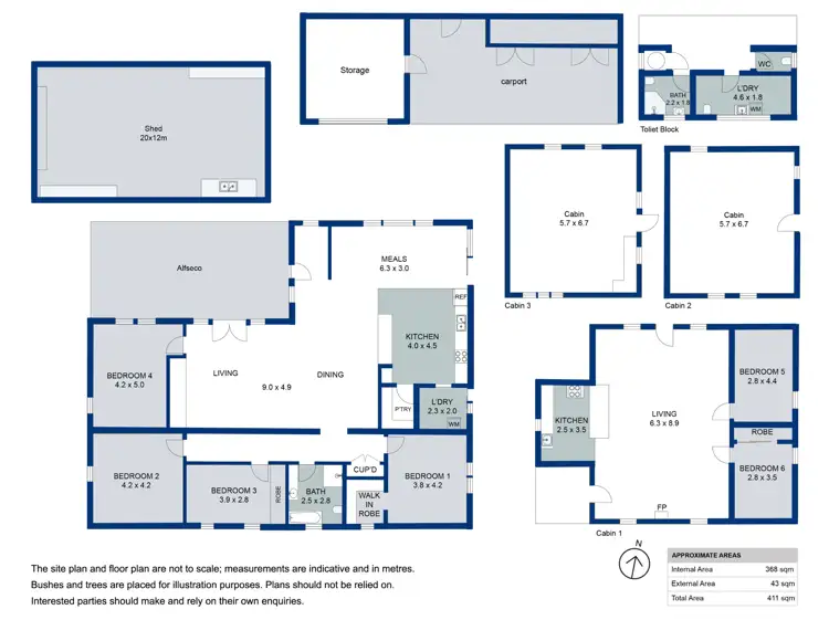 Floorplan of Homely rural property listing, 6 Dempseys Road, Braidwood NSW 2622