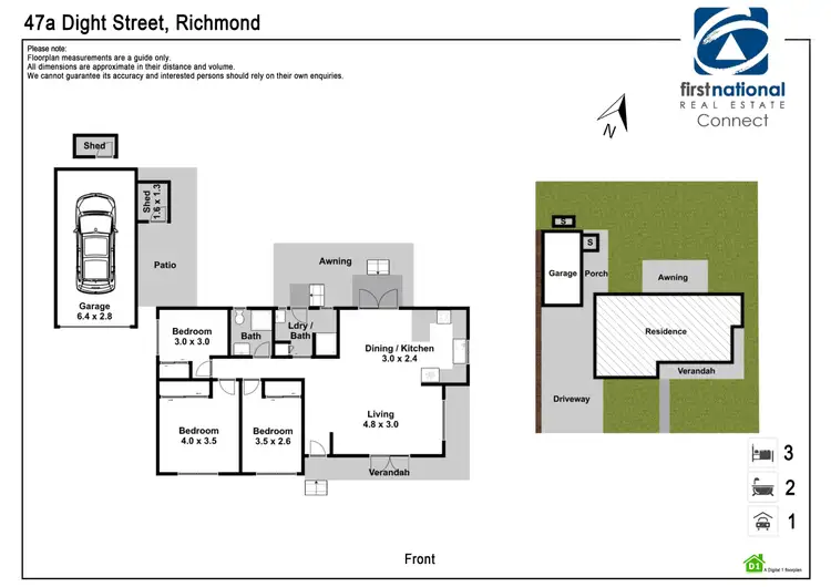 Floorplan of Homely house listing, 47A Dight Street, Richmond NSW 2753
