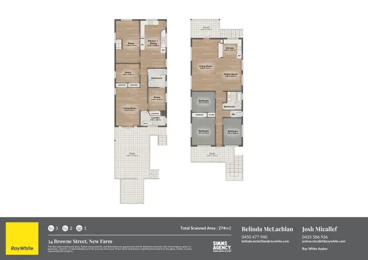 Floorplan of Homely house listing, 34 Browne Street, New Farm QLD 4005