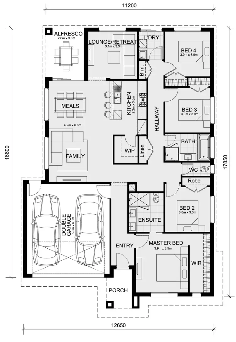Floorplan of Homely house listing, Lot 1621 Mel Ave (Kallista 226), Tarneit VIC 3029