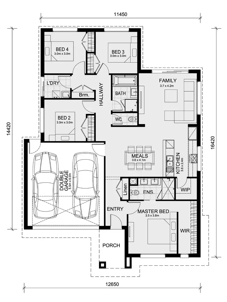 Floorplan of Homely house listing, Lot 1640 Celestial Circuit ( Lismore 192), Tarneit VIC 3029