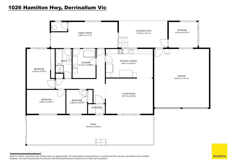 Floorplan of Homely rural property listing, 1026 Hamilton Highway, Derrinallum VIC 3325