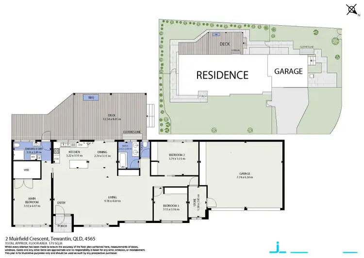 Floorplan of Homely house listing, 2 Muirfield Crescent, Tewantin QLD 4565
