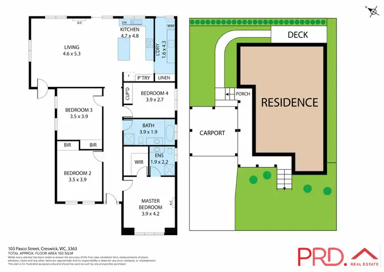 Floorplan of Homely house listing, 103 Pasco Street, Creswick VIC 3363