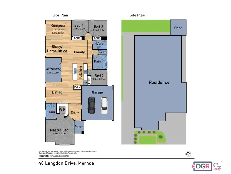 Floorplan of Homely house listing, 40 Langdon Drive, Mernda VIC 3754